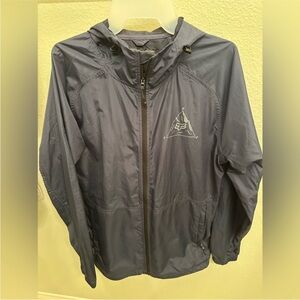 Fox Men's Navy Hooded Windbreaker Jacket